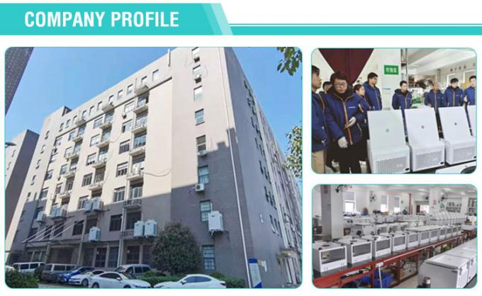 TGL-16 طاولة أعلى الطرد المركزي التبريد، 90ml عالية السرعة الطرد المركزي مع الدوار الزاوية من 1.5ml / 2.2ml أنابيب 9