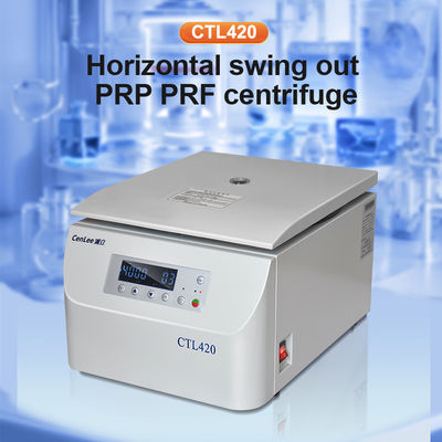 CTL420 مختبر الكيمياء الحيوية الطرد المركزي الدوار الأفقي 10ml 15ml أنابيب 50ml للاختبارات السريرية