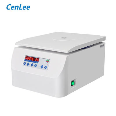 جهاز طرد مركزي Cenlee6w 6000 دورة في الدقيقة، جهاز طرد مركزي للمختبرات على سطح الطاولة مع دوار بزاوية 15 مل و 50 مل