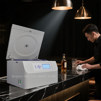 طرد مركزي سطح المكتب CTL550 مع 5500 RPM ، 5310 x g RCF ، و 3000ml سعة لفصل العينات