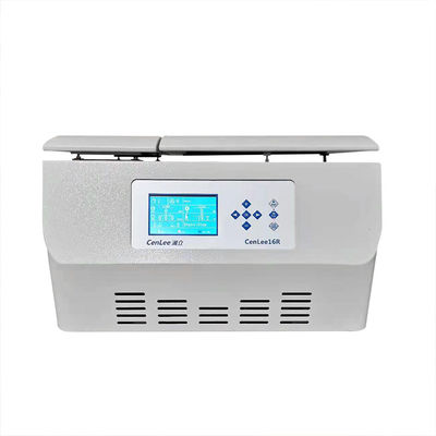 CenLee16R 16600rpm سعة كبيرة / حجم بنك الدم الطرد المركزي طاولة التبريد الطرد المركزي للدم N.W 68KG