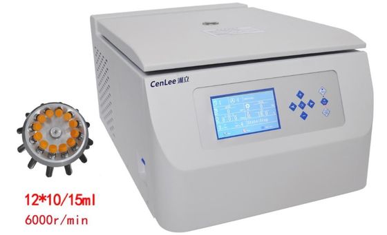 سعر جيد CenLee6R 6000r / Min شاشة LCD منخفضة السرعة السريرية منضدة الطرد المركزي المبردة الانترنت