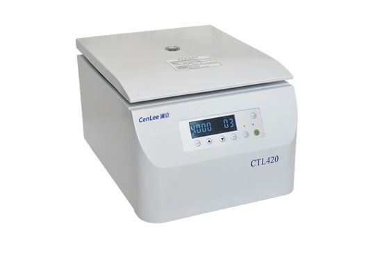 CTL420 4200rpm 5/15/20/50ml مقعد أفقي يمتد خارج الدوار أجهزة الطرد المركزي PRP