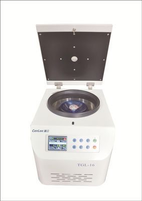 40oC 16000rpm مبردة على الطاولة جهاز طرد مركزي دقيق الطرد المركزي 295mm العرض